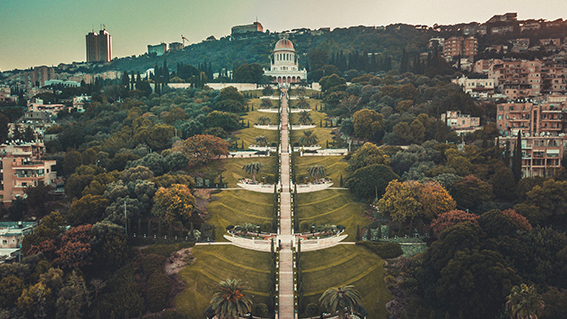 Attractions in Haifa -Bahai Gardens